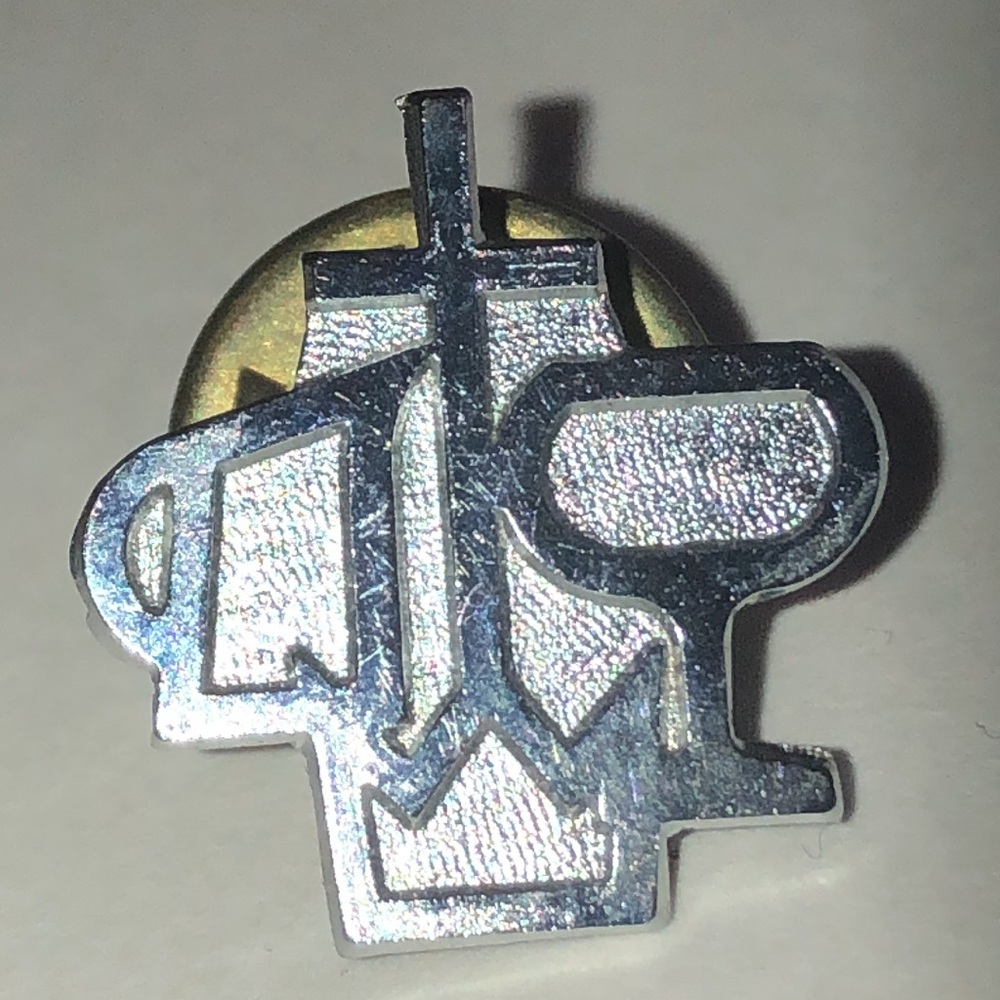 Silver Tone Alliance Church Religious Pin